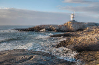 Sunset over Skallen Lighthouse - Marstrand
